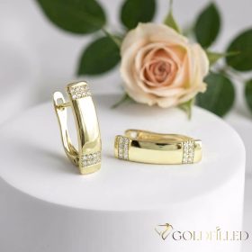 Goldfilled Antiallergische Ohrringe 19mm 14K Farbe