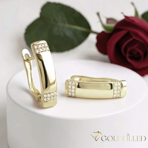 Goldfilled Antiallergische Ohrringe 19mm 14K Farbe