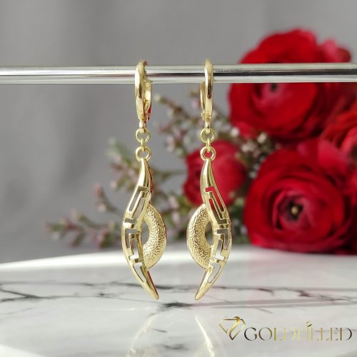 Goldfilled Antiallergene Ohrringe 48mm 14K Farbe	
