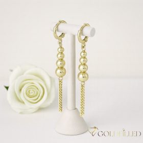 Goldfilled Antiallergische Ohrringe 50mm 14K Farbe