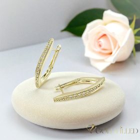 Goldfilled Antiallergische Ohrringe 25 mm 14K Farbe