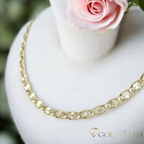   GOLDFILLED Antiallergenes Halskette 50cm lang und 4mm breit 14K Farbe
