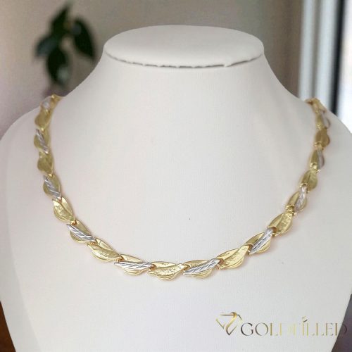 Exklusive antiallergene vergoldete Halskette „Goldfilled“, in mehreren Größen 7 mm breit, 14K-Farbe Multicolor 