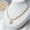 Antiallergische Goldfilled-Halskette 50cm/5,2mm + Anhänger, Farbe 14K