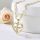Antiallergische Goldfilled-Halskette 50cm/4mm + Anhänger, Farbe 14K
