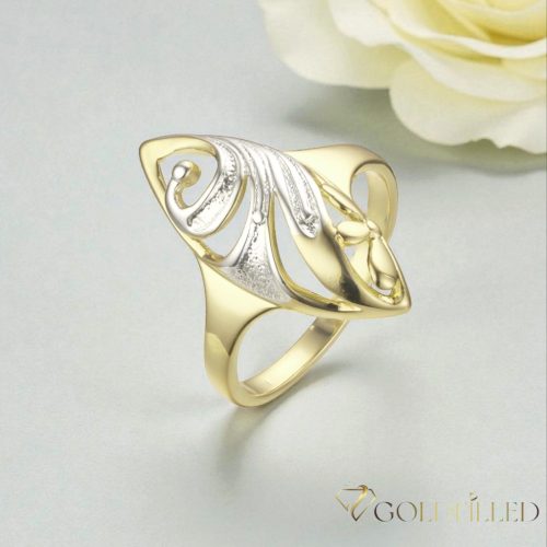 Antiallergischer „Goldfilled”-Ring in verschiedenen Größen, Farbe 14K