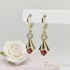 Goldfilled Antiallergische Ohrringe 35mm 14K Farbe