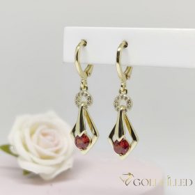 Goldfilled Antiallergische Ohrringe 35mm 14K Farbe
