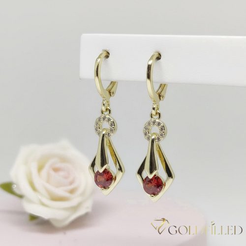 Goldfilled Antiallergische Ohrringe 35mm 14K Farbe