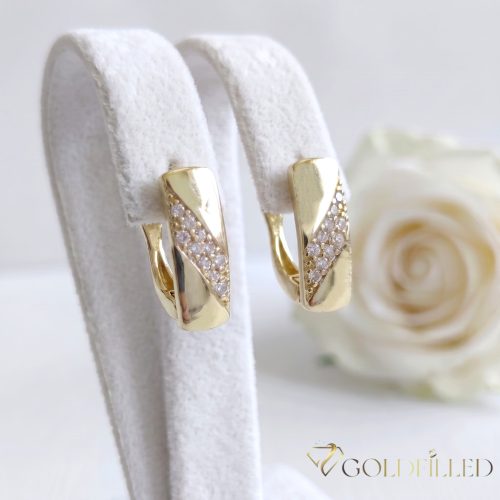 Goldfilled Antiallergische Ohrringe 16mm 14K Farbe