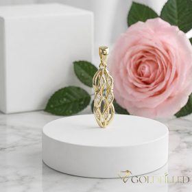 Antiallergischer Goldfilled-Anhänger 25 mm, Farbe 14K