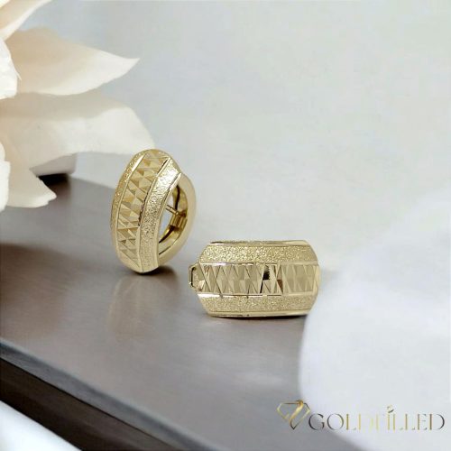 Goldfilled Antiallergische Ohrringe 18 mm 14K Farbe