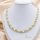 Exklusive antiallergische Goldfilled-Halskette 50cm/8mm, 14K mehrfarbig