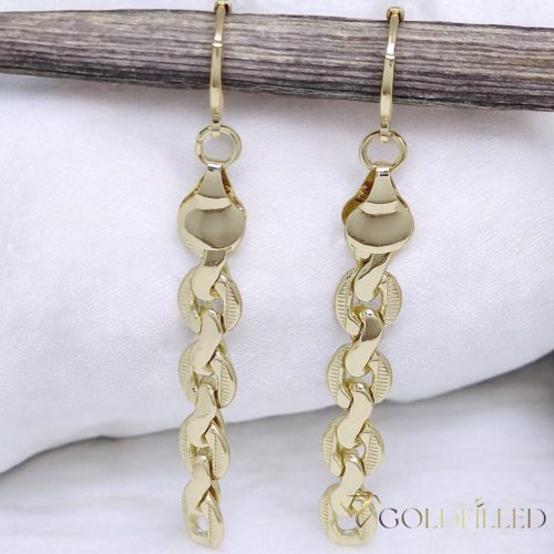 Goldfilled Antiallergische Ohrringe 50mm 14K Farbe