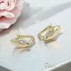 Goldfilled Antiallergische Ohrringe 16mm 14K Farbe