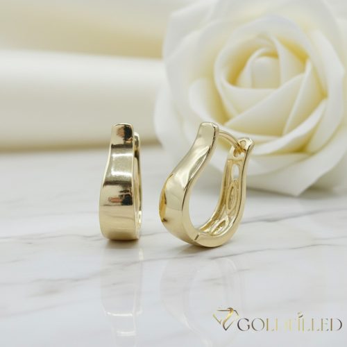 Goldfilled Antiallergische Ohrringe 17mm 14K Farbe