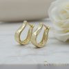 Goldfilled Antiallergische Ohrringe 17mm 14K Farbe