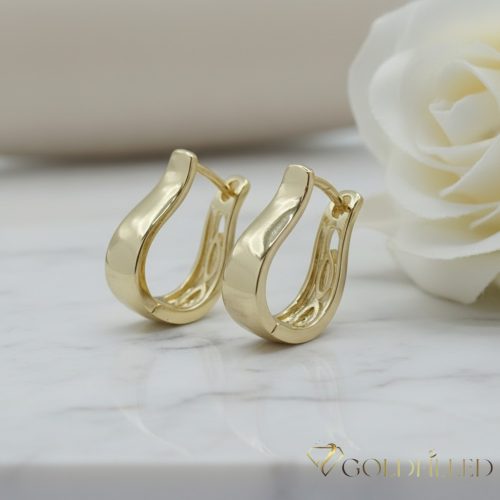 Goldfilled Antiallergische Ohrringe 17mm 14K Farbe