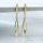 Goldfilled Antiallergische Ohrringe 50mm 14K Farbe