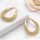 Goldfilled Antiallergene Creolen 50mm 14K Farbe	