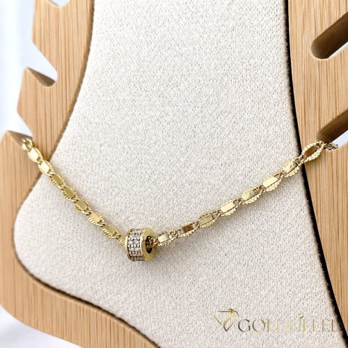 Goldfilled Fußkettchen 27cm/3mm 14K Farbe