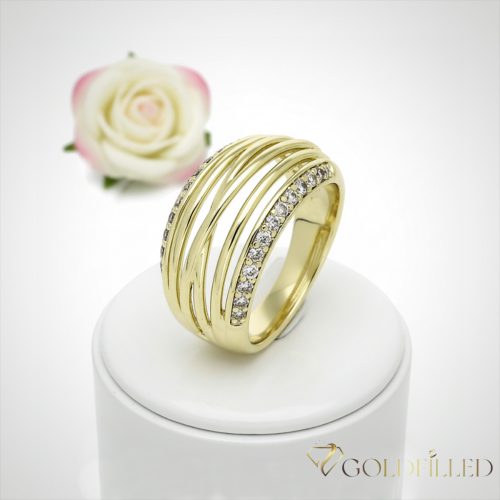Antiallergischer „Goldfilled”-Ring in verschiedenen Größen, Farbe 14K
