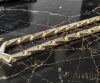 Goldfilled Antiallergisches Luxus Barakka Halskette 70cm Lang und 11mm Breit (145g ! ) Farbe 14K Multicolor