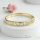 Antiallergisches Goldfilled-Armband 7-4mm farbig (14K) Durchmesser 60mm "öffnbar"