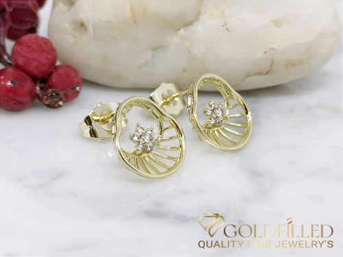 Goldfilled Antiallergene Ohrringe 13mm 14K Farbe	