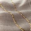 Antiallergene "Figaro" Halskette „Goldfilled“, in mehreren Größen  4 mm  breit, 14K-Farbe