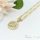Goldfilled antiallergene Halskette 50cm / 4mm + Zwillinge Anhänger 14K Farbe