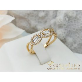   Antiallergischer „Goldfilled”-Ring in verschiedenen Größen, Farbe 18K