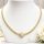 Antiallergische Goldfilled-Halskette 45cm/3mm + Anhänger, Farbe 14K
