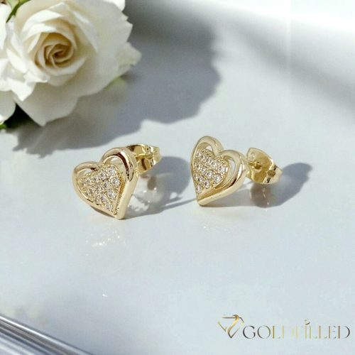 Goldfilled Antiallergene Ohrringe 12mm 14K Farbe	
