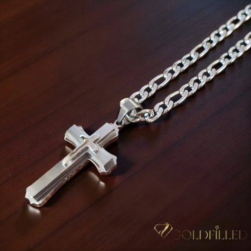 Edelstahl Halskette 55cm/7mm		