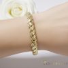 Antiallergenes vergoldetes Armband „Goldfilled“, 17,5 cm lang und 7 mm Breit, 14K-Farbe