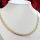 Goldfilled Antiallergisches Luxus Halskette 50cm Lang und 6mm Breit Farbe 14K