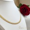 Goldfilled Antiallergisches Luxus Halskette 50cm Lang und 6mm Breit Farbe 14K