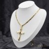 Antiallergische Goldfilled-Halskette 50cm/4mm + Anhänger, Farbe 14K