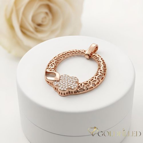 Antiallergischer Goldfilled-Anhänger 33 mm, Farbe 18K