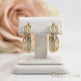 Goldfilled Antiallergische Ohrringe 26mm 14K Farbe