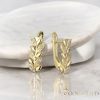 Goldfilled Antiallergische Ohrringe 18 mm 14K Farbe