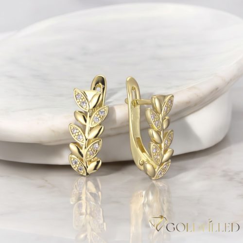 Goldfilled Antiallergische Ohrringe 18 mm 14K Farbe