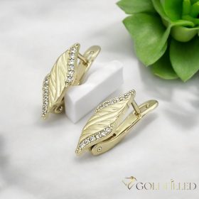 Goldfilled Antiallergische Ohrringe 18 mm 14K Farbe
