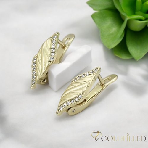 Goldfilled Antiallergische Ohrringe 18 mm 14K Farbe