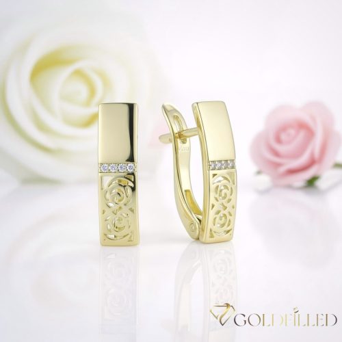 Goldfilled Antiallergische Ohrringe 18 mm 14K Farbe