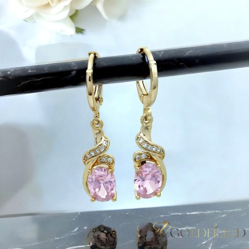 Goldfilled Antiallergene Ohrringe 34mm 14K Farbe	
