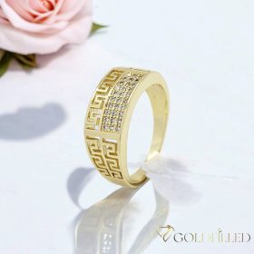   Antiallergischer „Goldfilled”-Ring in verschiedenen Größen, Farbe 14K