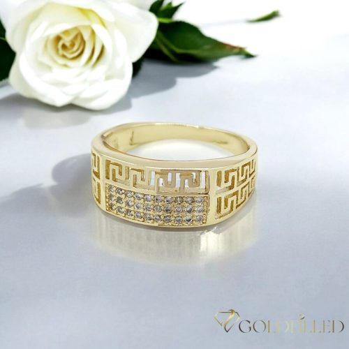 Antiallergischer „Goldfilled”-Ring in verschiedenen Größen, Farbe 14K
