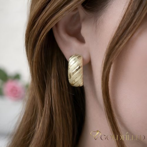Goldfilled Antiallergische Ohrringe 22 mm 14K Farbe